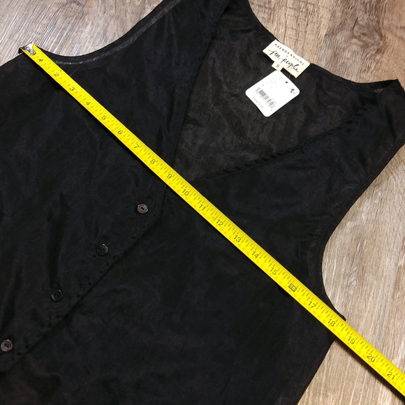 FREE PEOPLE Nigel Preston Mia Slouchy Vest NWT - SMALL - Picture 11 of 12